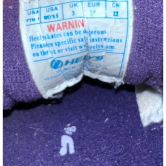 Big Kid Heelys Launch Grape/Multi Shoes With Wheels Sneakers Size 4 - Picture 6 of 7